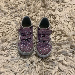 Toddler old school cheetah print vans